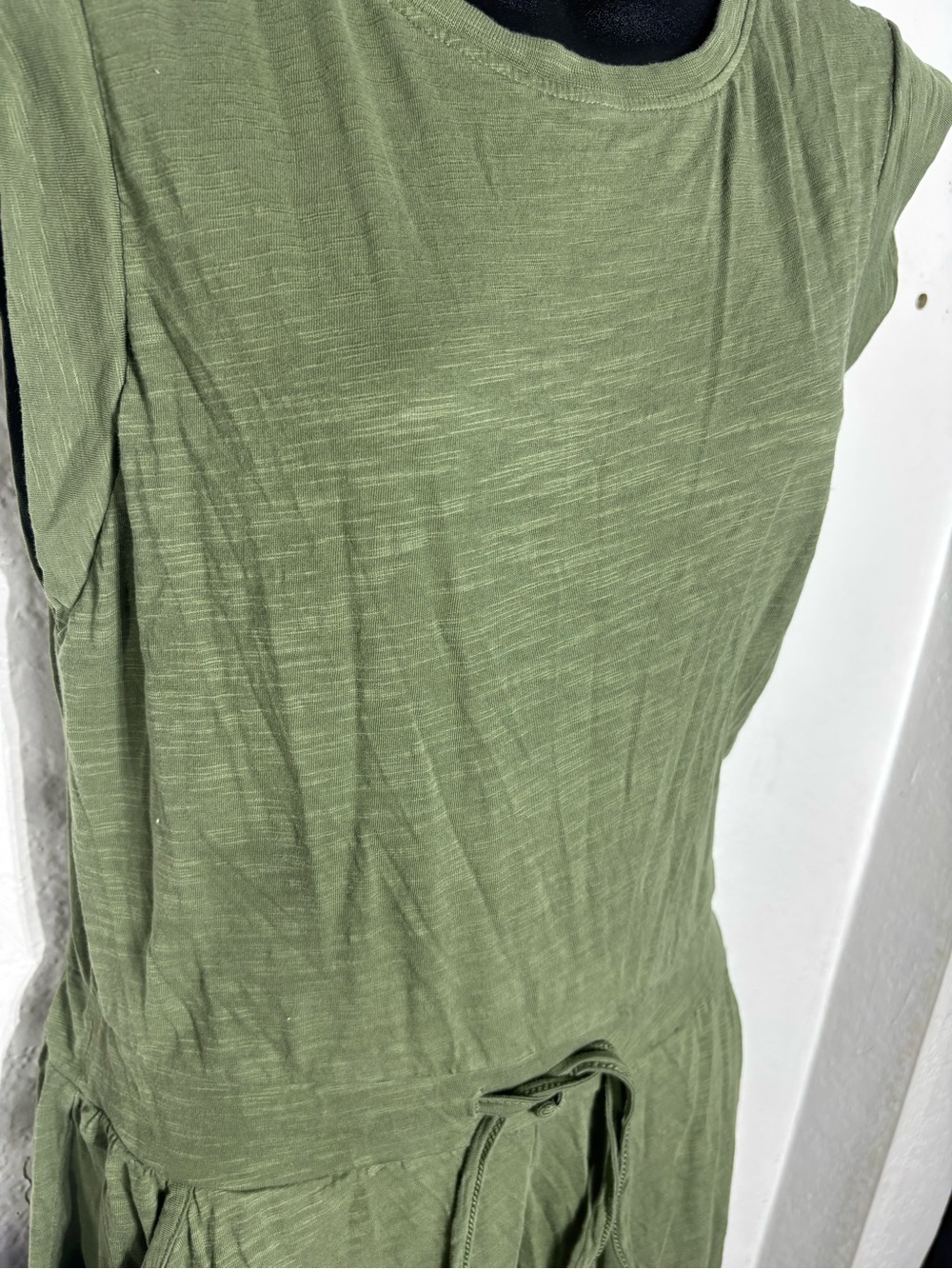 Pact organic cotton women’s small green heathered jumpsuit jogger capsule - Picture 6 of 6